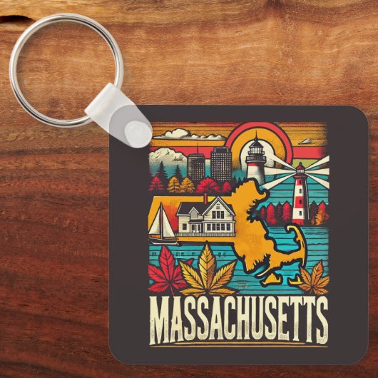 Porte-clés Massachusetts (Recto)
