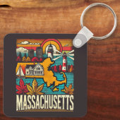 Porte-clés Massachusetts (Verso)