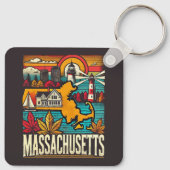 Porte-clés Massachusetts (Dos)
