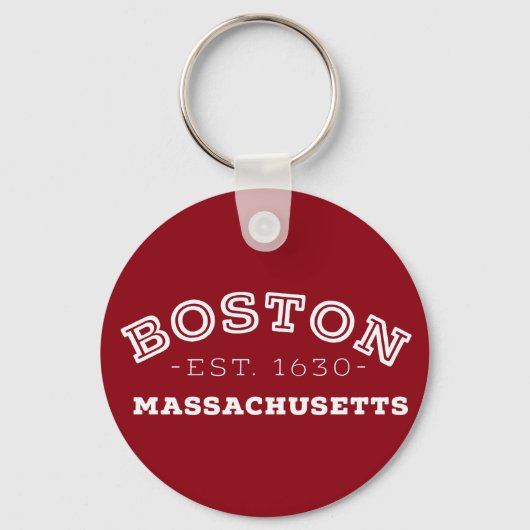 Porte-clés Massachusetts de Boston (Recto)