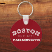 Porte-clés Massachusetts de Boston (Recto)
