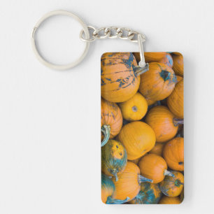 Porte-clés Massachusetts, Salisbury, citrouilles, automne