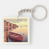 Porte-clés Massachusetts vintages (Dos)