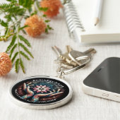 Porte-clés Massage Thérapie Guérison Mains Énergie Spa Bien-ê (Côté)