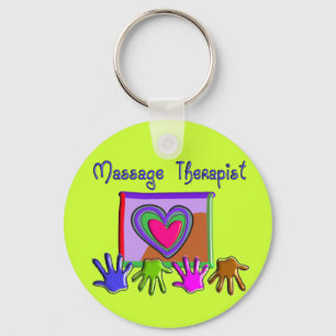 Porte-clés Massage Thérapiste Funky Art Design Cadeaux