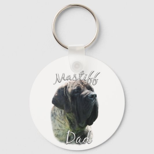 Porte-clés Mastiff (brosse) Papa 2 (Recto)