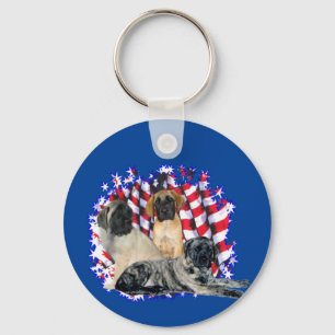 Porte-clés Mastiff (chiots) Patriot