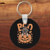 Porte-clés Mastiff Costume On Pumpkin Halloween Mastiff (Recto)