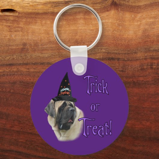 Porte-clés Mastiff (fawn) Trick (Verso)