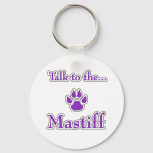 Porte-clés Mastiff Talk Porte - clé violet