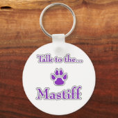 Porte-clés Mastiff Talk Porte - clé violet (Recto)