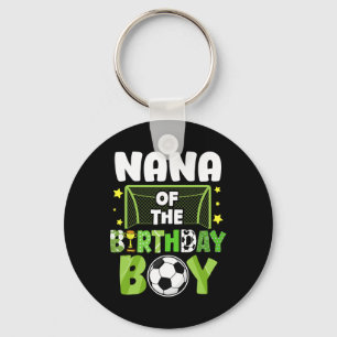 Porte-clés Match de foot de fête d'anniversaire de Nana garço