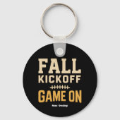 Porte-clés Match de lancement d'automne sur le design de foot (Recto)