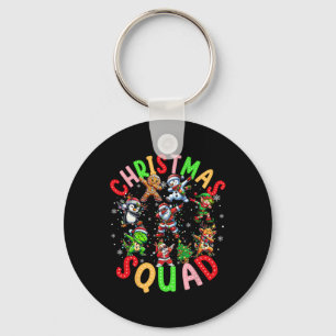 Porte-clés Match de Noël 2024 de l'équipe Père Noël Elf Squad