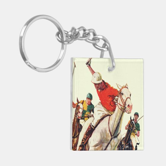 Porte-clés Match de polo (Devant gauche)