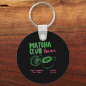 Porte-clés Matcha Club Regular Or Ice Green Tea Matcha Latte (Recto)