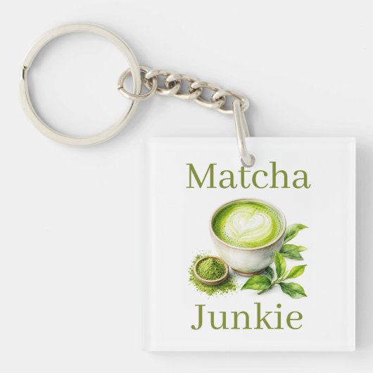 Porte-clés Matcha Junkie (Devant)