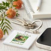 Porte-clés Matcha Junkie (Devant Droit)
