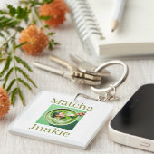 Porte-clés Matcha Junkie (Devant Droit)
