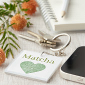 Porte-clés Matcha Love (Devant Droit)