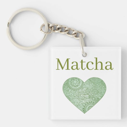 Porte-clés Matcha Love (Devant)