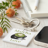Porte-clés Matcha Love (Devant Droit)