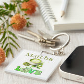 Porte-clés Matcha Love (Devant Droit)