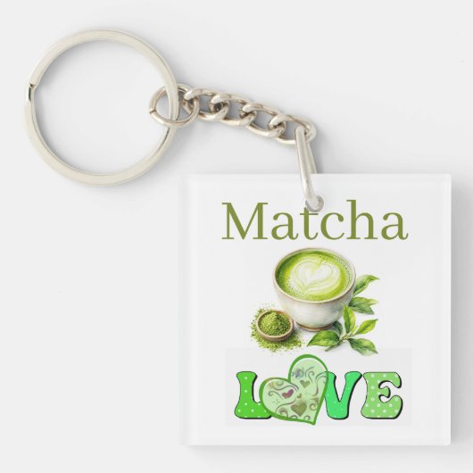 Porte-clés Matcha Love (Devant)