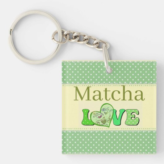 Porte-clés Matcha Love (Devant)
