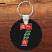 Porte-clés Matching 67 Christmas Ugly Sweater Meme Number 7 (Recto)