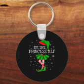 Porte-clés Matching Family Group I'm The Princess Elf Christm (Recto)