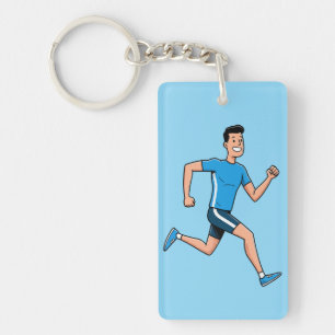 Porte-clés Matériel de course – Course à pied inspirante