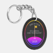 Porte-clés Matériel de golf de tournoi Arc-en-ciel (Devant gauche)