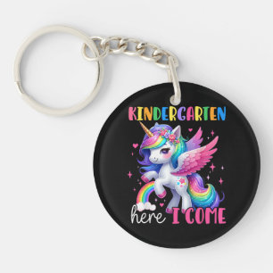 Porte-clés Maternelle j'arrive licorne rentrée scolaire