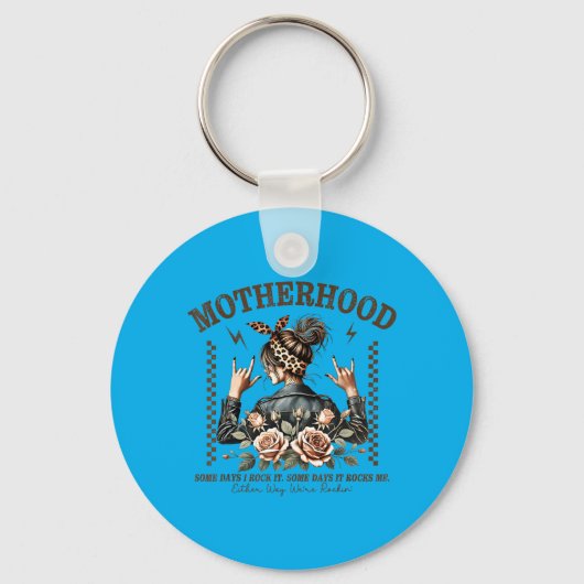 Porte-clés Maternité Rétro Mère De Roche Maman Mère Drôle De (Recto)