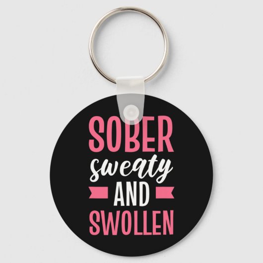 Porte-clés Maternité Sober Sweatée Et Swollen (Recto)