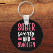 Porte-clés Maternité Sober Sweatée Et Swollen (Recto)