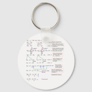 Porte-clés Math