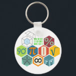 Porte-clés math<br><div class="desc">Maths en couleur ! Pour les adeptes des mathématiques et les étudiants.</div>