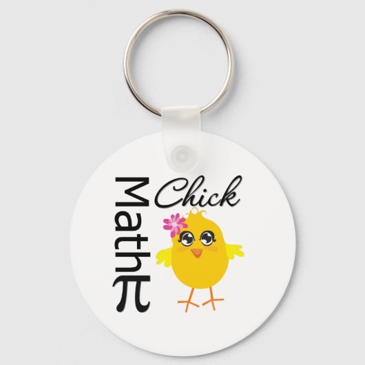 Porte-clés Math Chick (Recto)