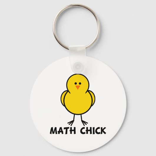 Porte-clés Math Chick (Recto)