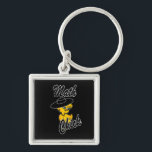 Porte-clés Math Chick #4<br><div class="desc">This beautiful image of a chick,  dressed in black with matching black earrings and pearl necklace,  makes a perfect and unique gift. We all know someone who will really enjoy this item. Surprise them or even pamper yourself.</div>
