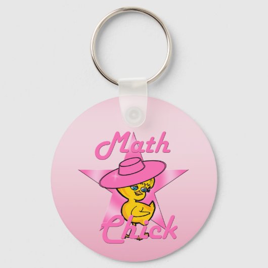 Porte-clés Math Chick #8 (Recto)