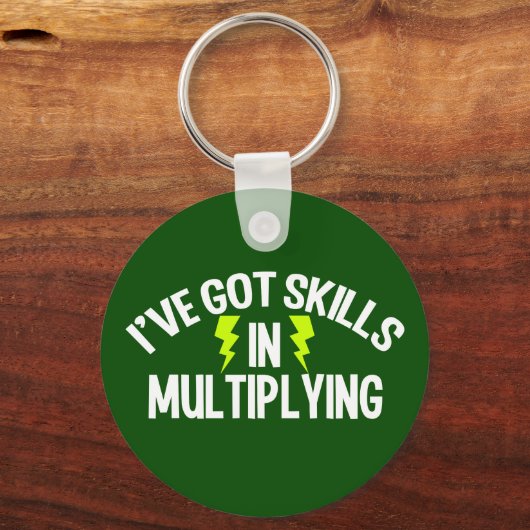 Porte-clés Math drôle (Recto)