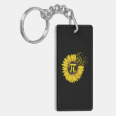 Porte-clés Math Enseignant Pi Numéro Tournesol (Devant gauche)