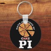 Porte-clés Math Est Une Pièce De Gâteau Apple Pi Joyeux Don J (Recto)