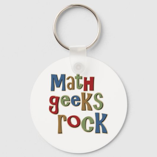 Porte-clés Math Geek Rock (Recto)