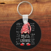 Porte-clés Math Gnome Groupe de jumelage de famille Noël (Recto)