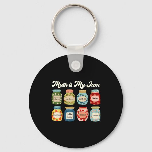 Porte-clés Math Is My Jam Teacher Shirt Stem Student Clroom (Recto)