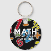 Porte-clés Math. Le seul sujet qui compte (Recto)